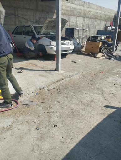 عکس صافکاری و نقاشی آقا عزیزی