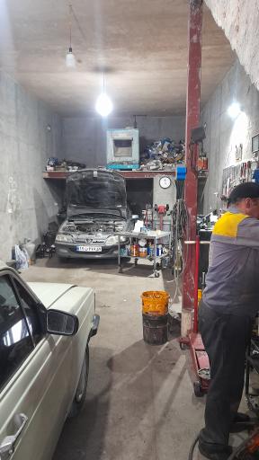 عکس تعمیرگاه اتومبیل حمید