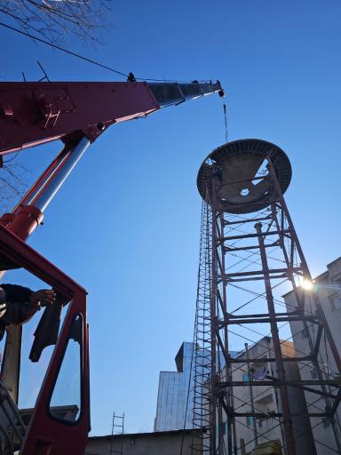 عکس تخریب ساختمان احسان ذبیحی 