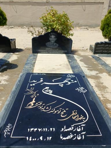 عکس مزار منوچهر فرید