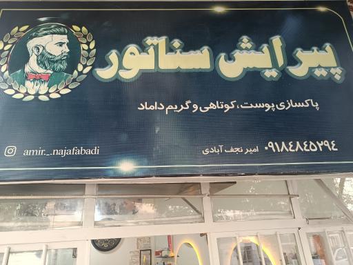 عکس پیرایش سناتور