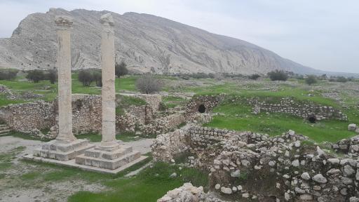 عکس شهر باستانی بیشاپور