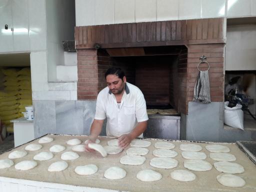 عکس نانوایی بربری بهامین