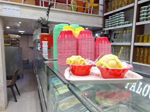 عکس فالوده، بستنی، عرقیجات و حلوا شکری اطلسی