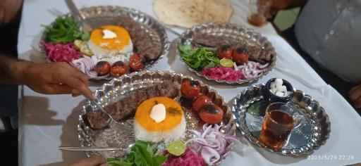 عکس کباب ساطوری بناب حیدربابا
