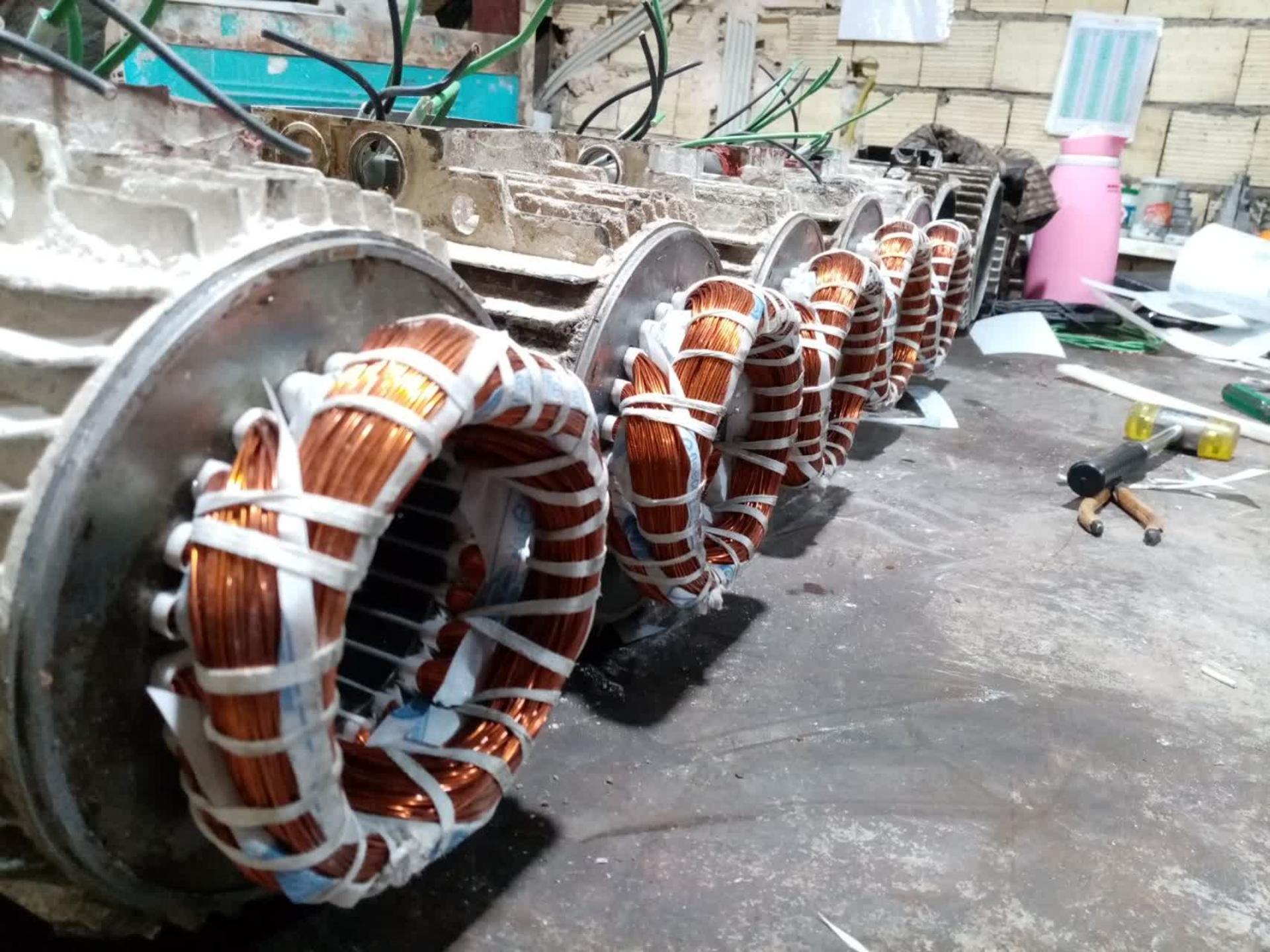 عکس الکتروسیم پیچی تکنیک صنعت 