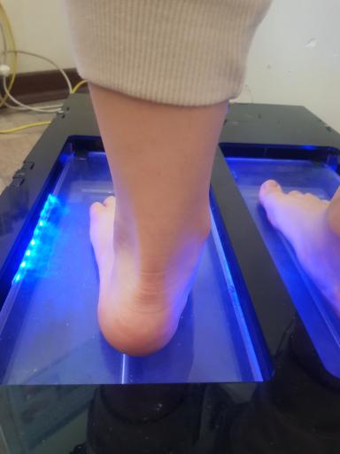 عکس کلینیک اسکن کف پا تندرست