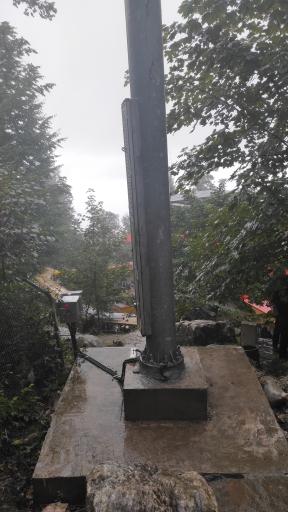 عکس زیپ لاین نمک آبرود