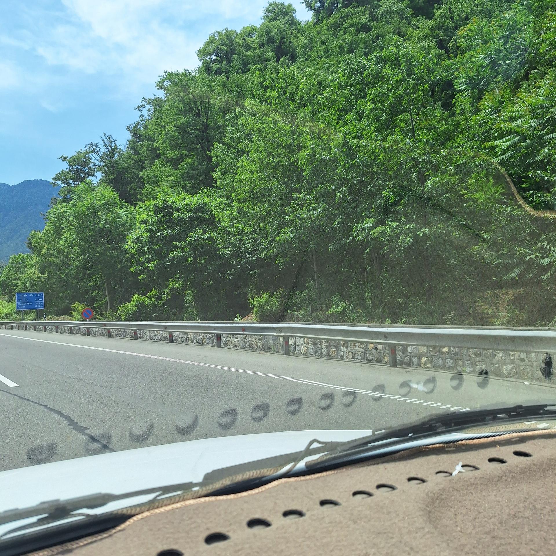 عکس اتوبان تهران چالوس