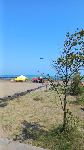 عکس ساحل شنی طلایی رامسر