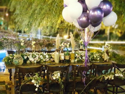 عکس باغ تالار رزا