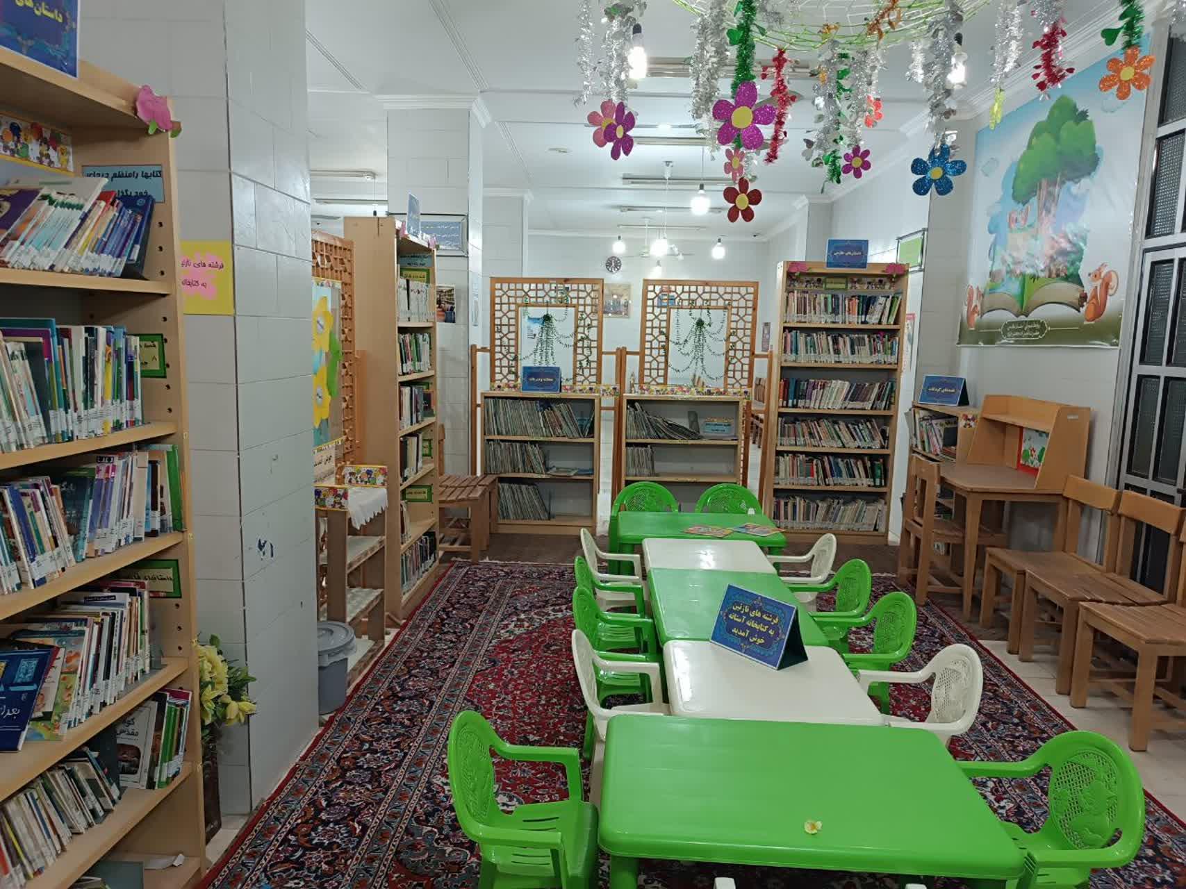 عکس کتابخانه عمومی آستانه امامزاده جعفر(ع)