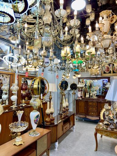 عکس لوستر مینائی