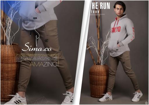 عکس تولیدی شلوار اسلش و تیشرت مردانه سیماکواستار 