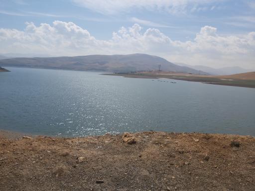 عکس دریاچه سد مهاباد