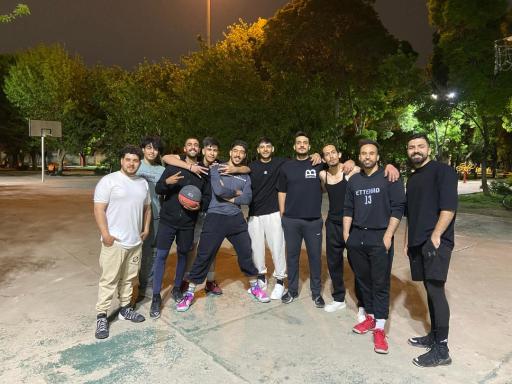 عکس زمین بسکتبال فدک 