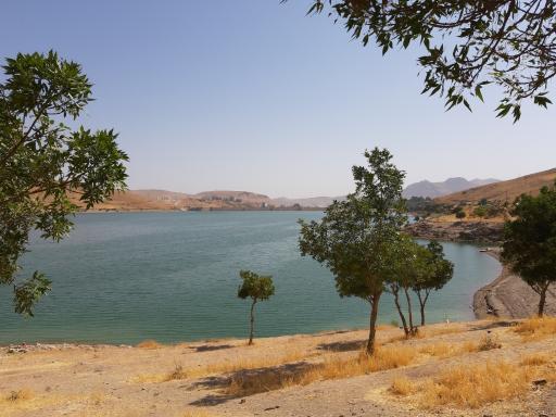 عکس دریاچه سد مهاباد