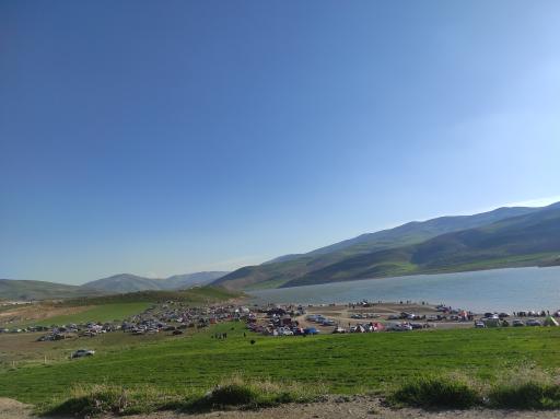 عکس دریاچه سد مهاباد