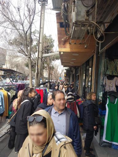 بازار پارچه عبدل آباد تهران (احسانی)