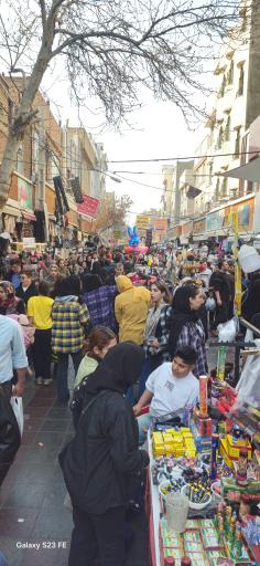 عکس بازار پارچه عبدل آباد تهران (احسانی)