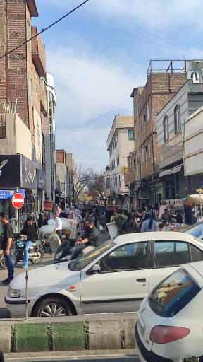 عکس بازار پارچه عبدل آباد تهران (احسانی)