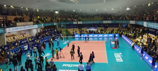 عکس سالن والیبال فدراسیون