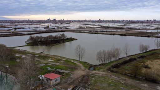 عکس دریاچه آببندان حربده شمالی 