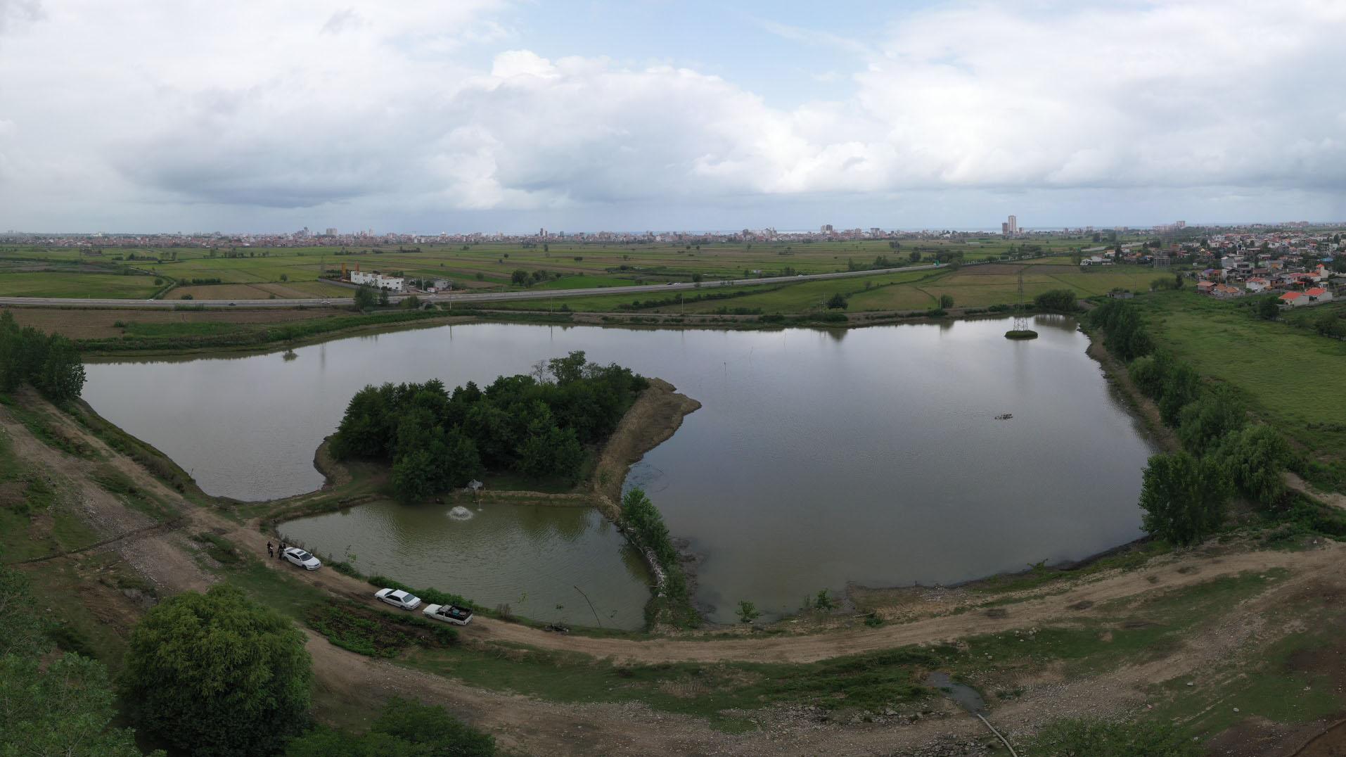 عکس دریاچه آببندان حربده شمالی 