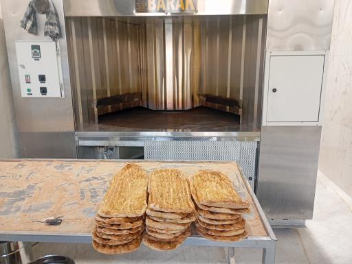 عکس نانوایی بربری برشته 