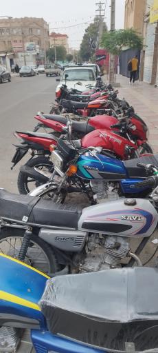 عکس تعمیرگاه و لوازم یدکی موتورسیکلت شهاب