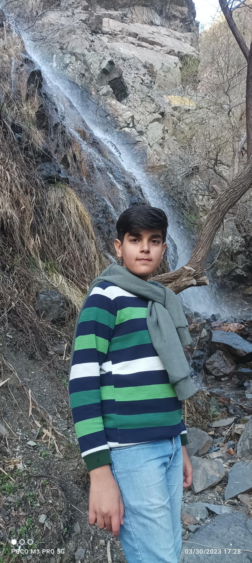 عکس آبشار تنگه خشکه