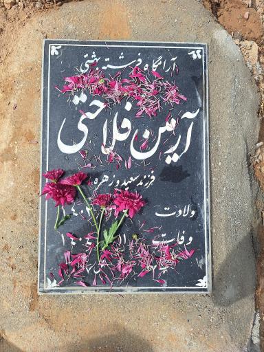 عکس مزار آرمین فلاحتی