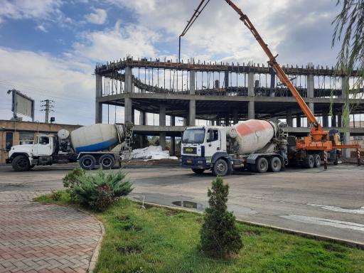 عکس بتن آماده و ماسه شویی شیخ علیزاده