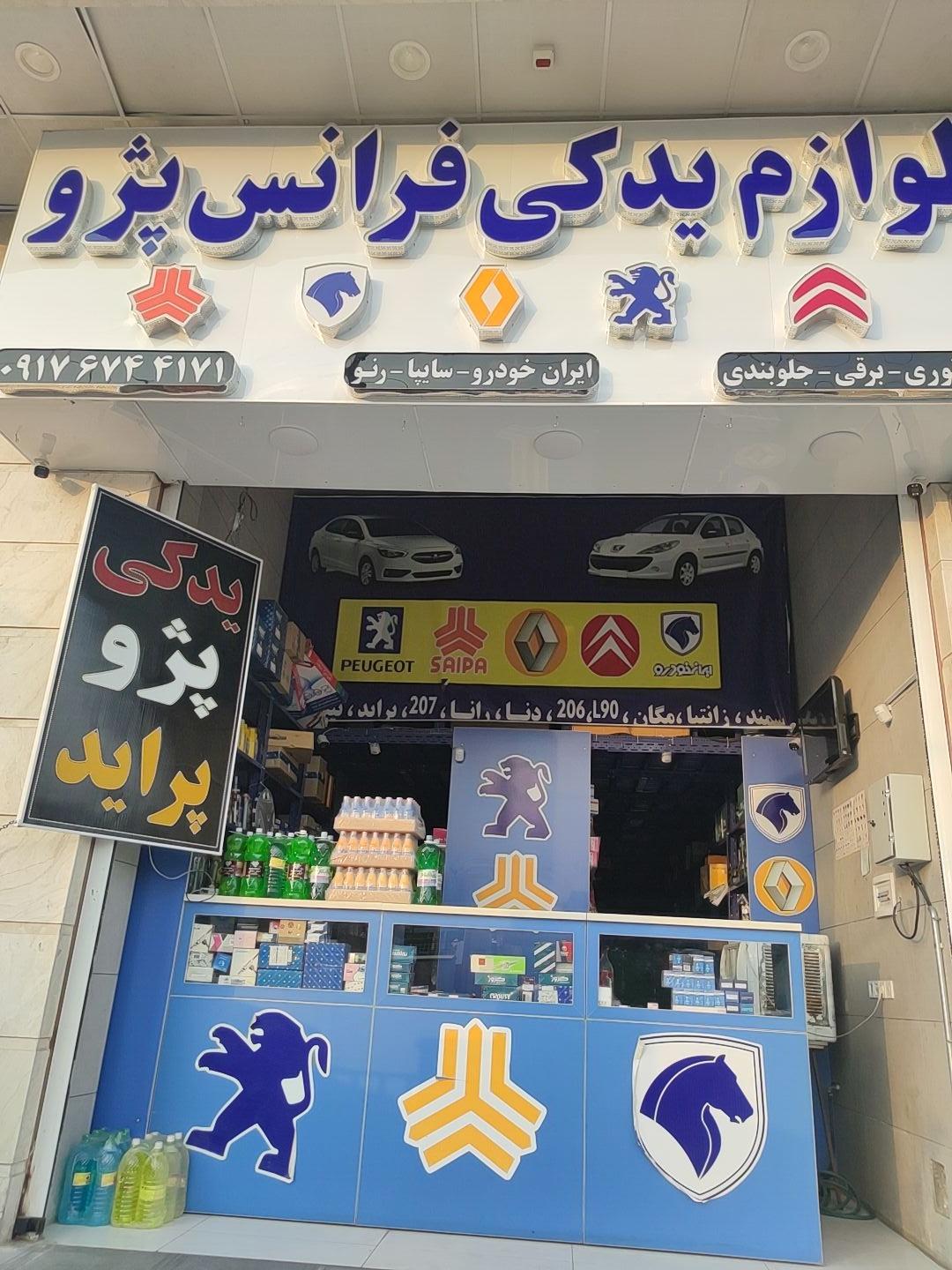عکس لوازم یدکی فرانس پژو 