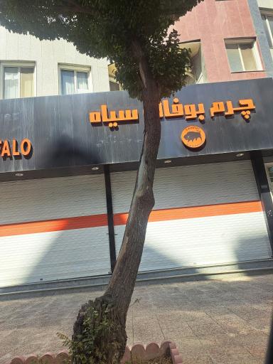 عکس چرم بوفالو سیاه