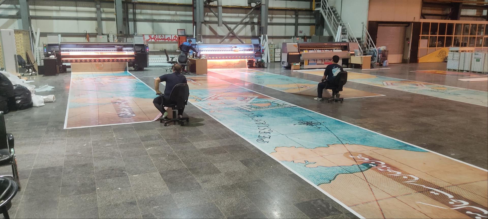 عکس چاپخانه همشهری