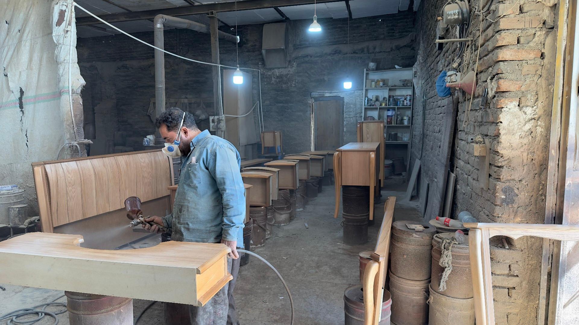 عکس سرویس خواب چیدمان چوب