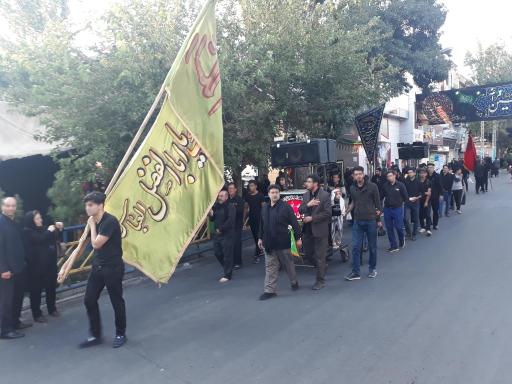 عکس هیئت حسینی قرآنی پیروان مهدی(عج) شهرستان مراغه