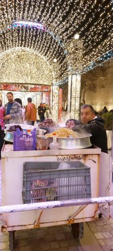 تونل نوری شبانه ارگ کریم خان