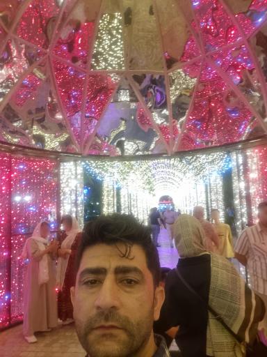 عکس تونل نوری شبانه ارگ کریم خان