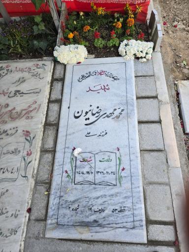 عکس مزار شهید محمد مهدی رضائیون