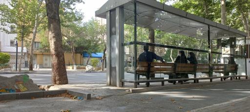 عکس ایستگاه اتوبوس پارک کوهسنگی