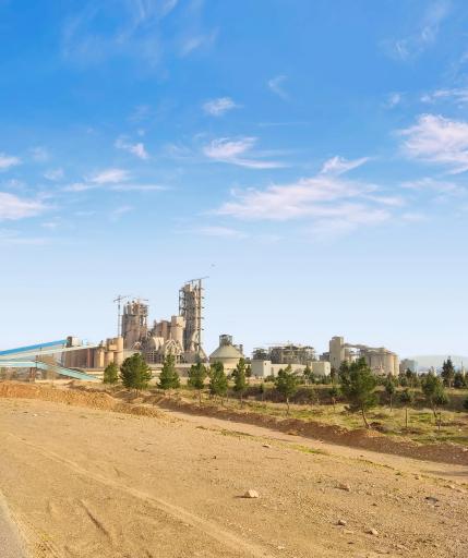 عکس کارخانه سیمان آبیک