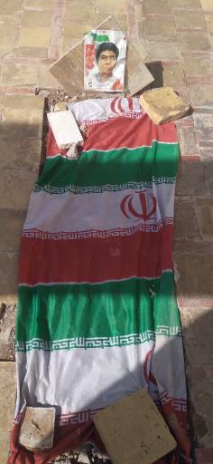 عکس مزار جانباز شهید علیرضابابایی پور