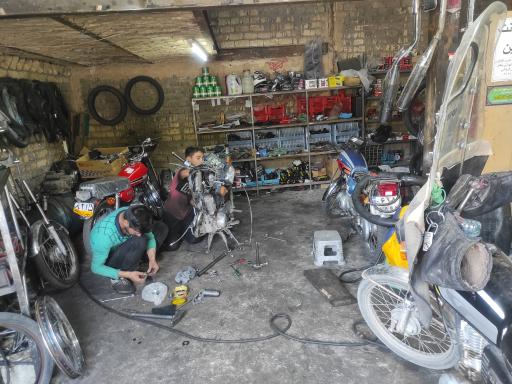 تعمیرگاه موتورسیکلت شهریاری