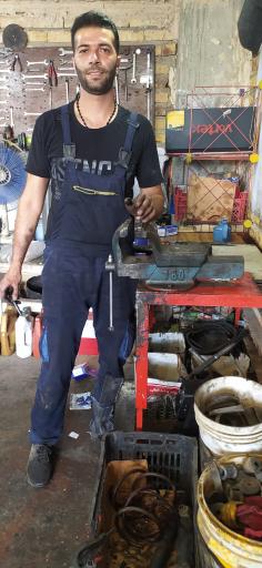 عکس جلوبندی و کمک فنر سازی رضا بیگدلی