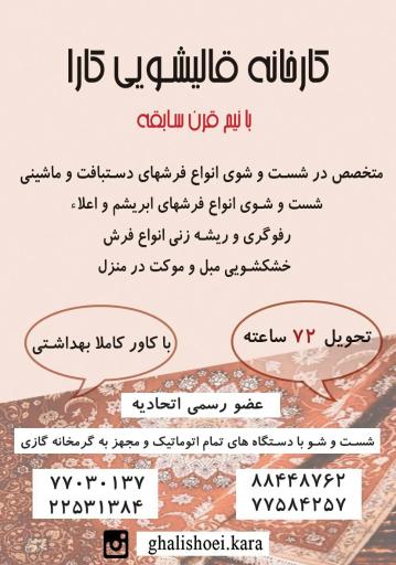 عکس قالیشویی کارا
