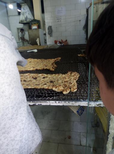 عکس نانوایی سنگکی