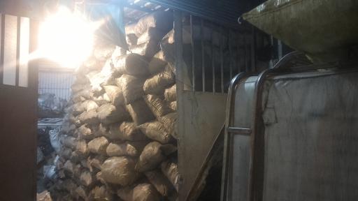 عکس پخش زغال هیزم