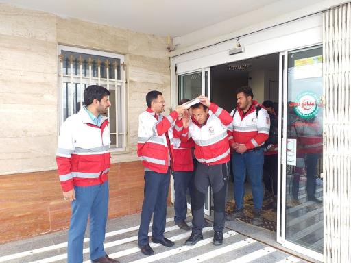 عکس جمعیت هلال احمر شهرستان شازند